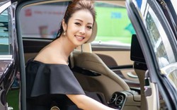 Hoa hậu Jennifer Phạm tái xuất khoe vai trần quyến rũ đi siêu xe 14 tỷ