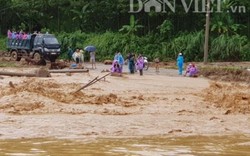 Lũ cuồn cuộn chặn đường cứu trợ vào "điểm nóng" mưa lũ Yên Bái