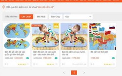 Đồ chơi hình 'đường lưỡi bò' ở sàn thương mại điện tử Shopee