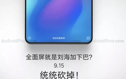 Lộ Xiaomi Mi MIX 3 viền quá mỏng, ra mắt vào tháng sau