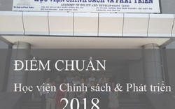 Điểm chuẩn 2018: Học viện Chính sách và Phát triển