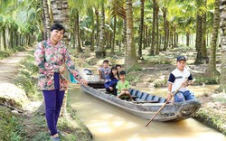 Kỹ sư viễn thông về làm vườn dừa "hút" khách ở "Cù lao tam tỉnh"