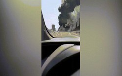 Video: Cầu lửa khổng lồ bùng lên dữ dội từ tai nạn xe bồn ở Italia