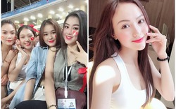 Dàn hot girl nói gì khi bị "ném đá" vì mặc sexy đi xem U23 VN?