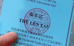 Thẻ đi tàu Cát Linh- Hà Đông in chữ Trung Quốc: Ban quản lý đường sắt nói gì?