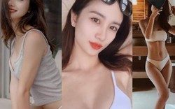 Clip Jun Vũ mặc bikini quyến rũ ở bãi biển khoe nụ cười tỏa nắng