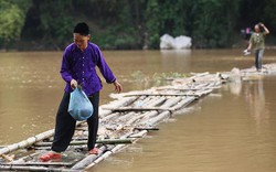 Con đường tre mạo hiểm dài hơn 100m trên sông ở Lạng Sơn