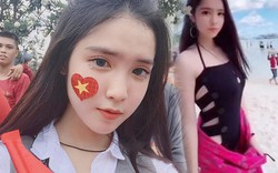 Fan girl quá xinh đẹp của U23 Việt Nam khiến dân mạng đổ rầm rầm