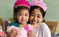 Mai Phương rạng rỡ mừng sinh nhật con gái 5 tuổi trong bệnh viện
