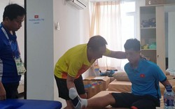 Cập nhật tình trạng chấn thương của trung vệ Olympic Việt Nam