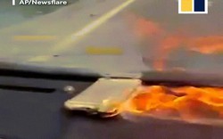 iPhone 6 bất ngờ nổ tung, nữ tài xế la hét thất thanh