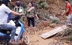 Sự thật clip tố công an xã "bảo kê" thu tiền xe máy qua đường sạt lở ở Yên Bái
