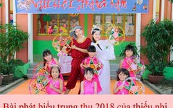 Bài phát biểu Trung thu của thiếu nhi, học sinh xúc động