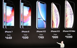 Đây là bảng giá của bộ ba iPhone Xs, Xs Max và Xr vừa trình làng