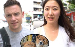 Clip: Khách nước ngoài nghĩ gì về việc người Việt ăn thịt chó mèo?