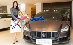 Á hậu Thúy Vân chi hơn 8 tỷ đồng tậu xe sang Maserati