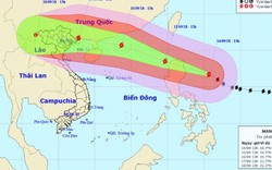 Siêu bão MANGKHUT bán kính ảnh hưởng cực rộng, 27 tỉnh căng mình ứng phó