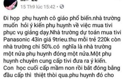 Thực hư vụ bị CA mời lên làm việc vì đăng thông tin họp phụ huynh