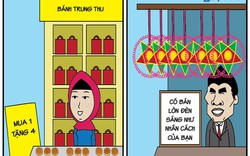 Biển hiệu đặc trưng của mùa Trung thu