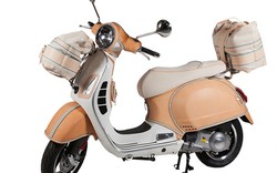 Ngắm xe ga Vespa bản bọc da đẹp “nao lòng người”