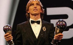 Giành giải The Best 2018, Modric thêm một lần vượt mặt Ronaldo, Messi