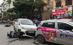 Hà Nội: Tai nạn liên hoàn giữa 7 ô tô, xe máy