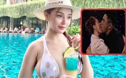 "Hot girl ngực khủng" vừa hôn trai trẻ bạo liệt trên truyền hình đã than: "Đâu có người yêu"?