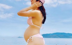 Diệp Lâm Anh, "mỹ nữ Vũng Tàu đi xe 70 tỷ" vẫn mặc được bikini gợi cảm khi có bầu
