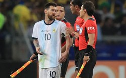 Argentina thua Brazil, Messi văng tục tố trọng tài thiên vị