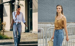 4 kiểu áo các quý cô sành điệu thường mặc với jeans