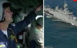 Video chiến đấu cơ Nga bám đuôi tàu chiến Mỹ đang tập trận