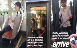 Choáng váng với hành động của cậu bé tuổi teen trên xe buýt