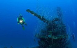 Hai xác tàu đắm từ thời Thế chiến 2 biến mất bí ẩn dưới đáy biển