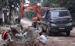 "Nắn" đường thẳng thành cong ở Thái Nguyên: Đập đi xây lại ai chịu?