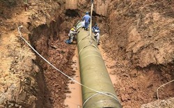 Đường ống nước sông Đà tiếp tục gặp sự cố