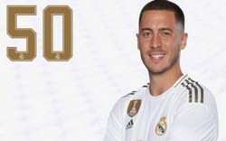 Vì sao Eden Hazard mặc áo số 50 khi đá trận ra mắt ở Real?