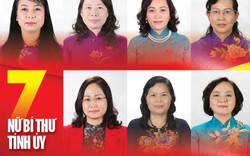 Infographic chân dung 7 nữ Bí thư Tỉnh ủy của cả nước hiện nay