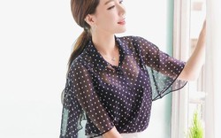 Stylist bày cách diện sơ mi xuyên thấu đến công sở chỉ đẹp trở lên