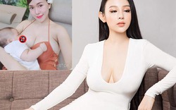 Hot girl cho con bú: Người được khen đẹp nao lòng, người bị chê phản cảm