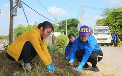 Ảnh: Hàng trăm người trồng cây quanh làng kỷ niệm ngày 27/7