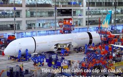 Video: Cận cảnh quá trình lắp ráp, phun sơn máy bay Boeing 787-10