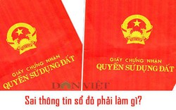 Sổ đỏ sai thông tin phải làm gì?