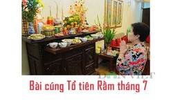 Bài khấn Rằm tháng 7 cúng Tổ tiên chuẩn theo truyền thống