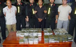 Bắt giữ 5 đối tượng vận chuyển 120 bánh heroin ở Thái Nguyên