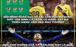 Barca thua sốc trận mở màn, anti fan được dịp hả hê chế ảnh