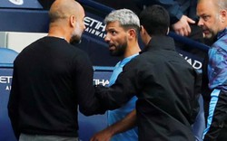 Bị thay ra giữa chừng, Aguero tỏ thái độ với Pep Guardiola