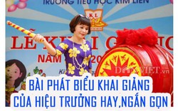 Bài phát biểu khai giảng của hiệu trưởng năm học 2019 - 2020