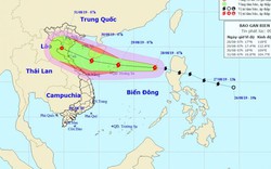 Tin mới nhất về bão số 4: Bão sẽ ảnh hưởng bao trùm toàn miền Bắc