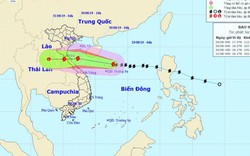 Tin mới nhất cơn bão số 4: Bão cách Quảng Bình - Quảng Trị 480km