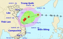 Áp thấp nhiệt đới sắp mạnh thành bão số 5, hướng vào Quảng Trị-Quảng Ngãi